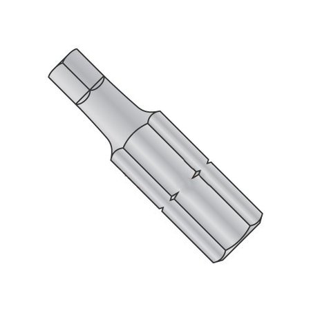 NEWPORT FASTENERS 0 X 1 X 1/4 Square Recess Insert Bit/Point Size: #0/Length 1"/Shank: 1/4" , 200PK 185447